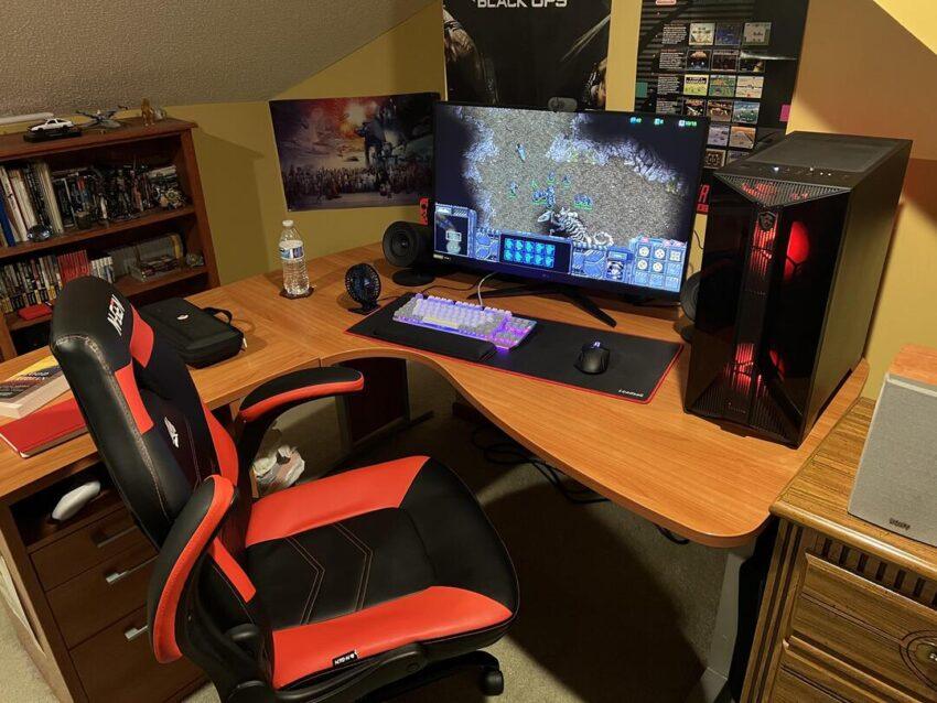 gaming set up