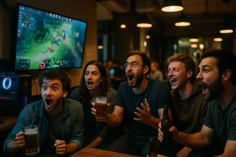 Player reviewing match results and inventory choices after a round